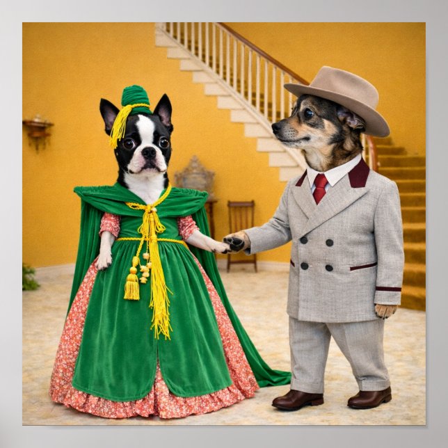 "Starlett O'Hara & Ratt Butler" Poster (Vorne)