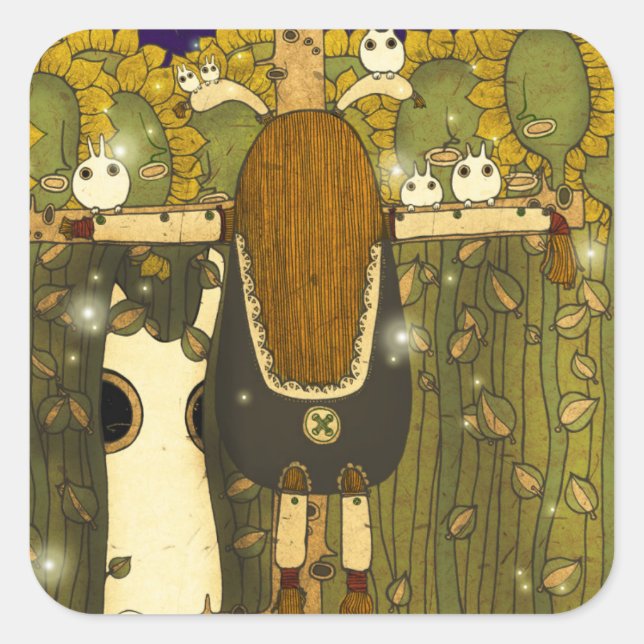 Starlight 2012 2 quadratischer aufkleber (Vorderseite)