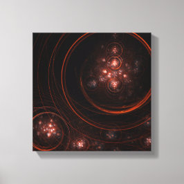 Starlight Abstrakt Art Black und White Leinwanddruck