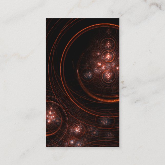 Starlight Abstrakt Art Business Card Visitenkarte (Vorderseite)