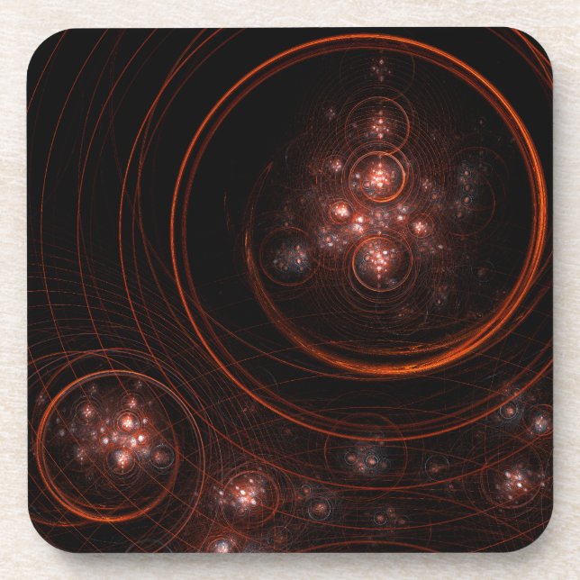 Starlight Abstrakt Art Cork Untersetzer (Vorderseite)