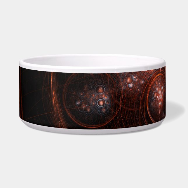 Starlight Abstrakt Art Dog Bowl Napf (Vorderseite)
