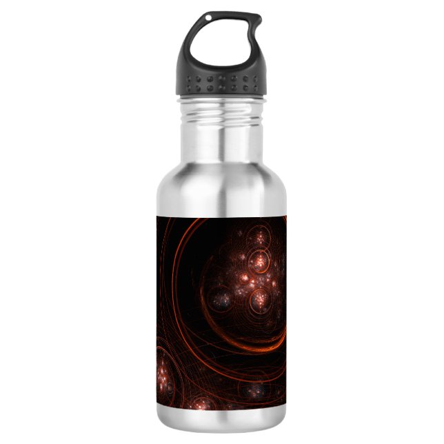 Starlight Abstrakt Art Flasche Trinkflasche (Vorderseite)