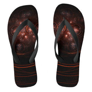 Starlight Abstrakt Art Flip Flops