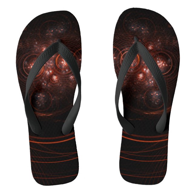 Starlight Abstrakt Art Flip Flops (Fußbett)