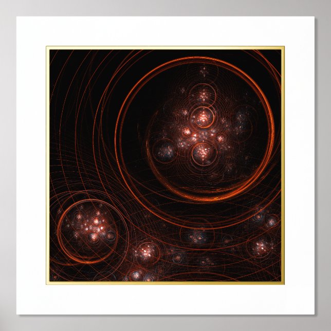 Starlight Abstrakt Art Foliendrucke (Vorderseite)