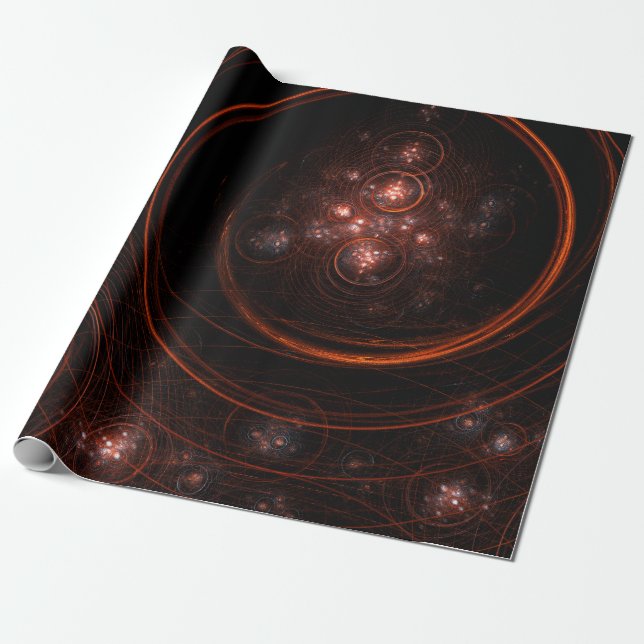 Starlight Abstrakt Art Geschenkpapier (Ungerollt)