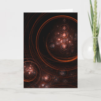Starlight Abstrakt Art Grußkarte Karte