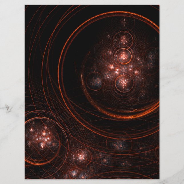 Starlight Abstrakt Art Letterhead (Vorderseite)