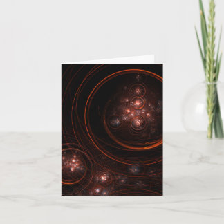 Starlight Abstrakt Art Note Card Karte