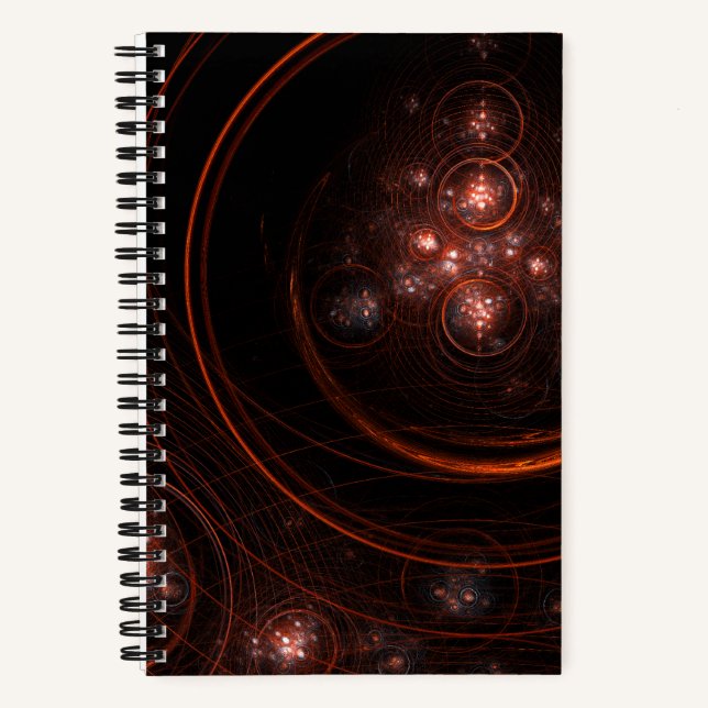 Starlight Abstrakt Art Notizbuch (Vorderseite)