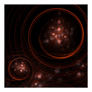 Starlight Abstrakt Art Poster