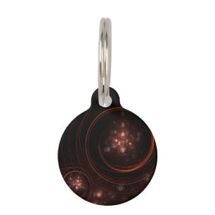 Starlight Abstrakt Art Round Tiernamensmarke