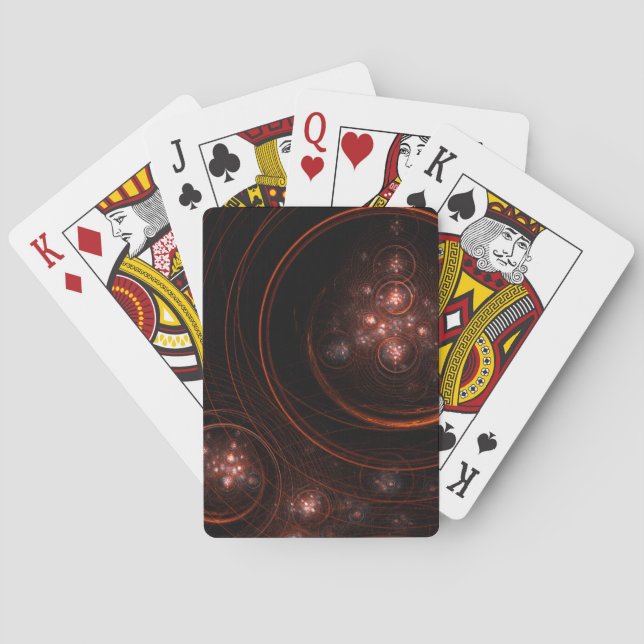 Starlight Abstrakt Art Spielkarten (Rückseite)