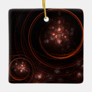 Starlight Abstrakt Art Square Keramikornament