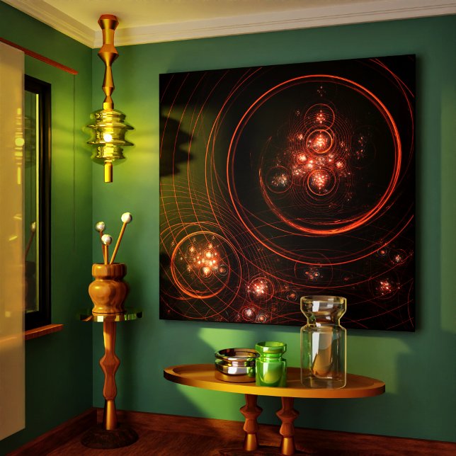 Starlight Abstrakt Art Wrapped Canvas Print Leinwanddruck (Starlight Abstract Art Wrapped Canvas Print)