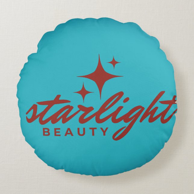 starlight beauty rundes kissen (Vorderseite)