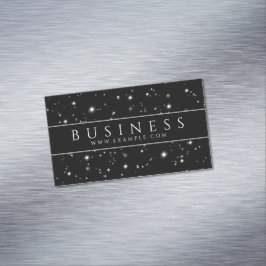 Starlight Black Magnetische Visitenkarte
