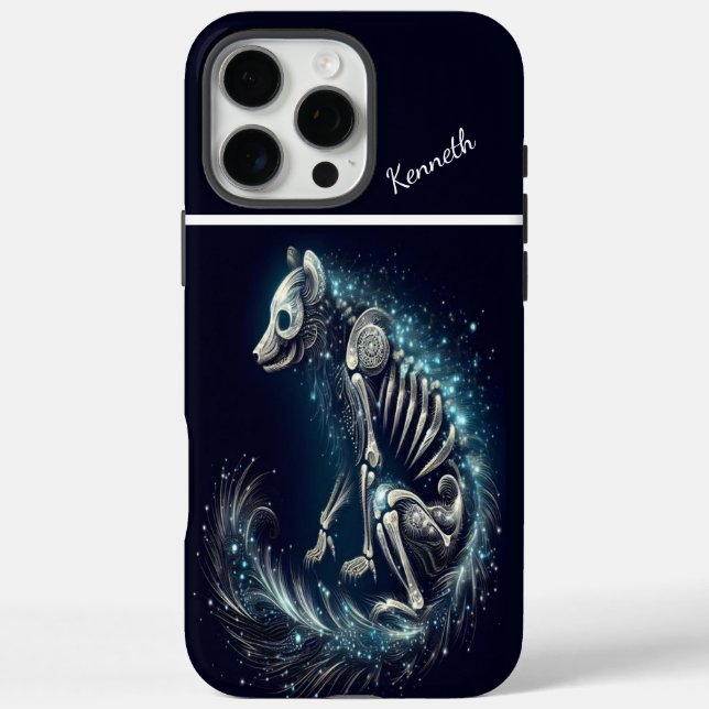 Starlight Canine Skeleton Case-Mate iPhone Hülle (Rückseite)