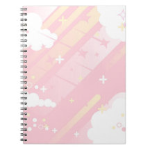 Starlight Dreamer Spiral Foto Notebook