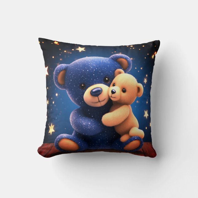 Starlight DreamerThrow Kissen- Cuddle Teddy Bär Kissen (Vorderseite)
