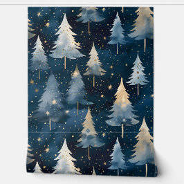Starlight Evergreen Dreams Botanisch Tapete
