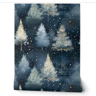 Starlight Evergreen Dreams Botanisch Tapete
