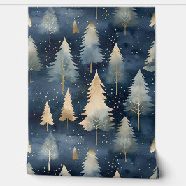 Starlight Evergreen Dreams Botanisch Tapete
