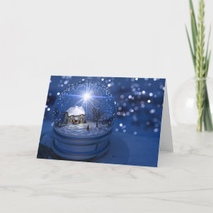 Starlight Globe Christmas Card Feiertagskarte