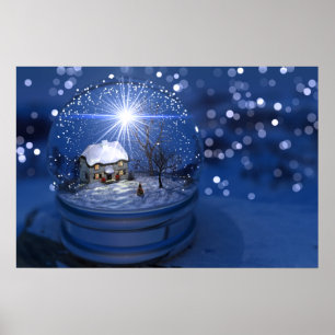 Starlight Globe Print Poster