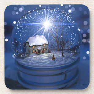 Starlight Globe Weihnachts-Untersetzer Getränkeuntersetzer
