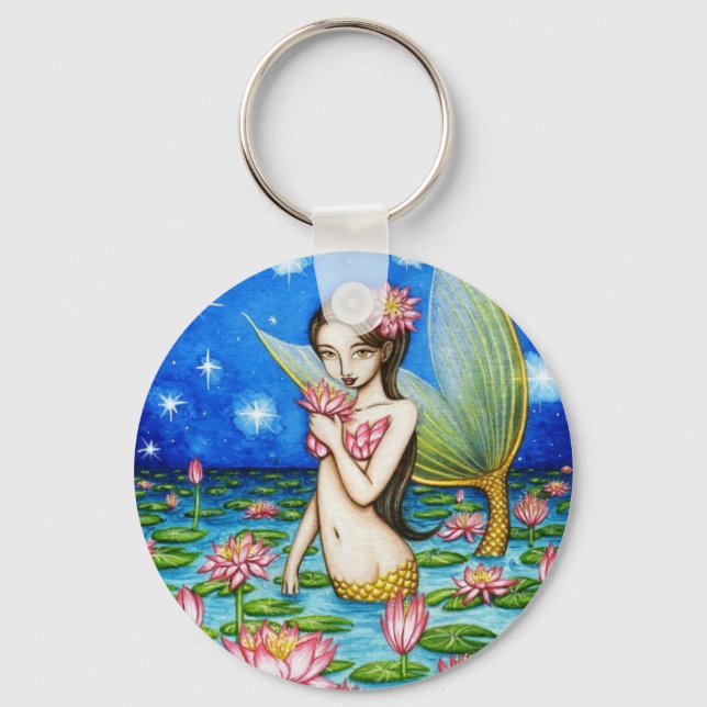 Starlight Lily Mermaid Schlüsselanhänger (Vorderseite)
