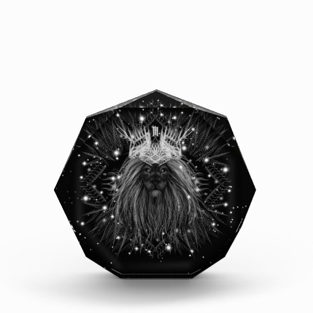 Starlight Lion mit Crosstramm Fotoblock (Vorderseite)