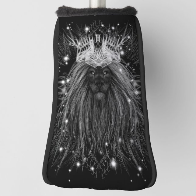 Starlight Lion mit Crosstramm Golf Headcover (Rotieren 90)