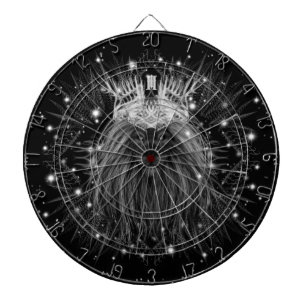 Starlight Lion mit Crosstramm-Schwarz Dartscheibe