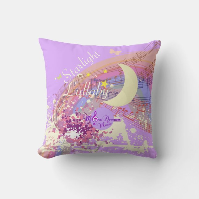 Starlight Lullaby Colorsplash Throw Kissen (Vorderseite)