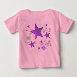Starlight Lullaby Pink Baby Tutu Bodysuit Baby T-shirt