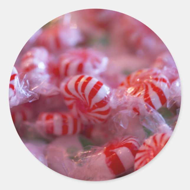 Starlight Minze Weihnachtskarten und Aufkleber (Vorderseite)