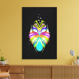 Starlight Oracle Owl Leinwanddruck