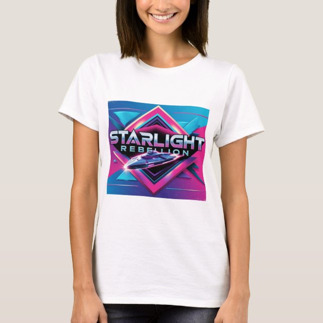 Starlight Rebellion Retro Pop Culture T-Shirt (Vorderseite)