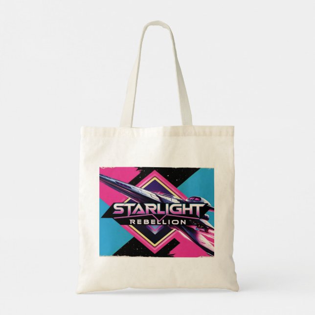 Starlight Rebellion Retro Pop Culture Tasche (Rückseite)