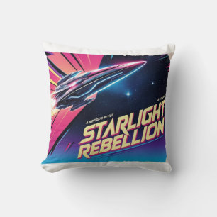 Starlight Rebellion Retro Pop Kultur Poster 80er- Kissen