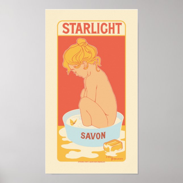 'Starlight Soap' Henri Meunier Poster (Vorne)