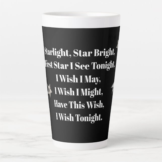 Starlight, Star Bright 17 oz Latte Cup Milchtasse (Vorderseite)