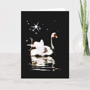 Starlight Swan Feiertagskarte