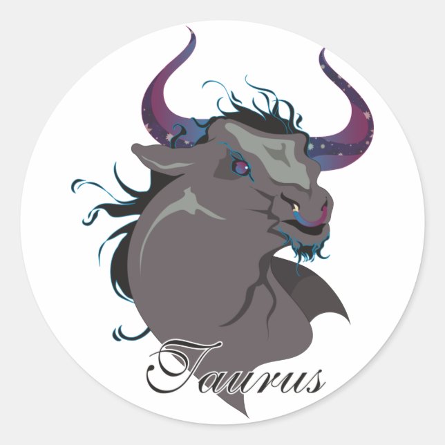 Starlight Taurus Stickers (Vorderseite)