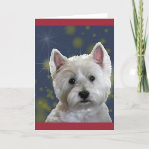 STARLIGHT WESTIE FEIERTAGSKARTE