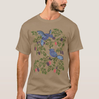 Starling Birds Berries Vintag Ukrainische Vyshyvan T-Shirt