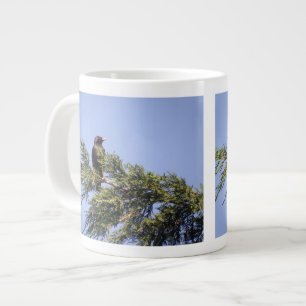 Starling in einer Spruce Tree-Tasse Jumbo-Tasse