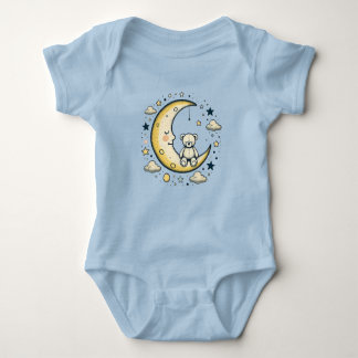 Starlit Bear Baby Strampler